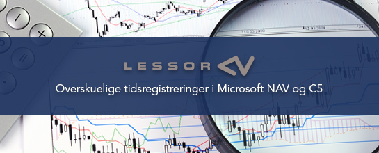 Overskuelig tidsregistrering Lessor Time Systemcenter Randers